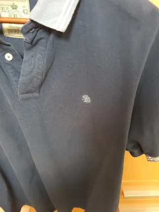 Polo manga corta azul Springfield hombre Talla XL