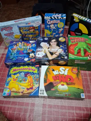 Lote de 8 juegos de mesa infantiles