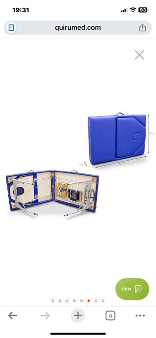 Camilla plegable de aluminio PRO 194cm