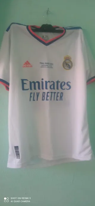Camiseta Real Madrid Final Paris 2022