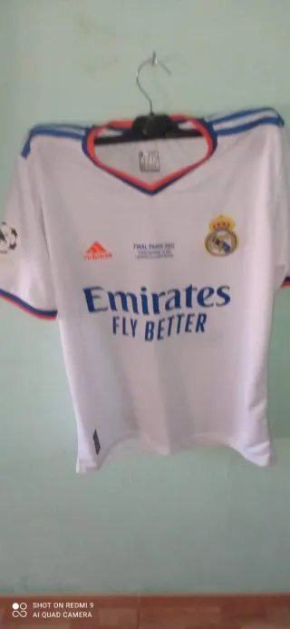 Camiseta Real Madrid Final Paris 2022