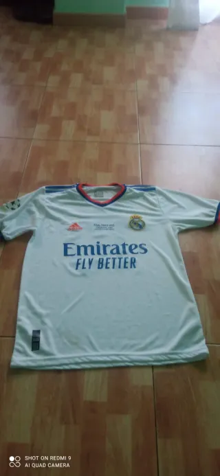 Camiseta Real Madrid Final Paris 2022