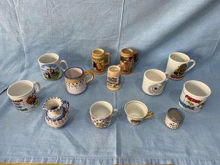 Lote 13 Tazas Café Antiguas Pequeñas