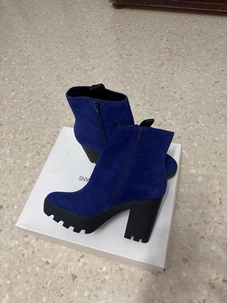 Botines de tacón para mujer