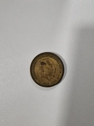 Moneda antigua Francisco Franco 1953