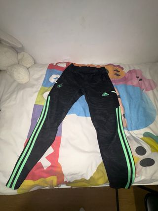 Pantalón Entrenamiento Real Madrid Adidas Negro/Ve