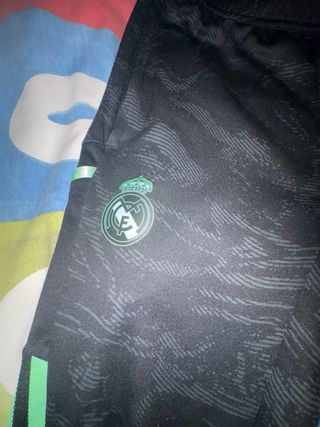 Pantalón Entrenamiento Real Madrid Adidas Negro/Ve