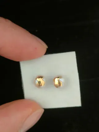 Pendientes de oro y perla motivo oso Baby TOUS