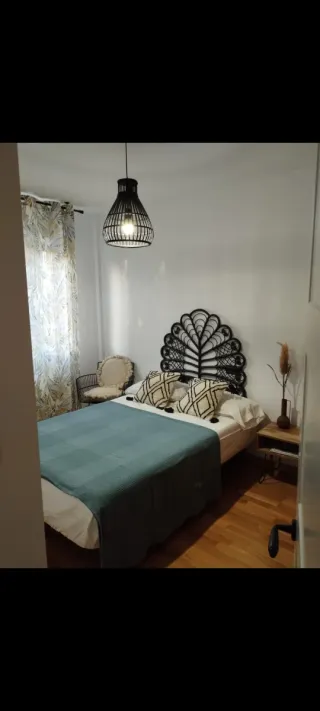 Cabecero Cama Mimbre Negro