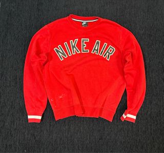 Sudadera Nike Air Oversize Roja Talla M