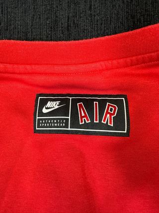 Sudadera Nike Air Oversize Roja Talla M