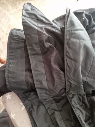 Chaqueta de moto negra