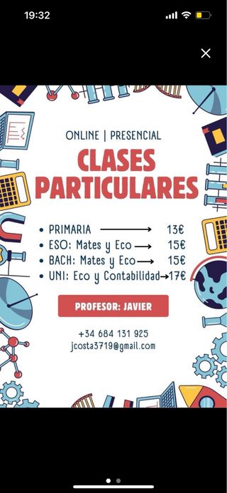 CLASES PARTICULARES
