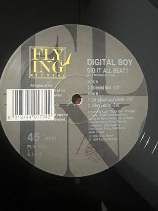 Digital Boy Dig It All Beat Vinile