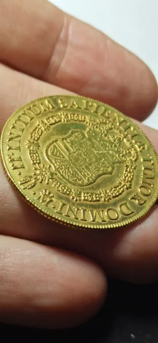 8 ESCUDOS ORO FELIPE V 1729 MADRID JJ,ESPECTACULAR