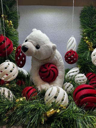 Palline Natale PLA Effetto Neve