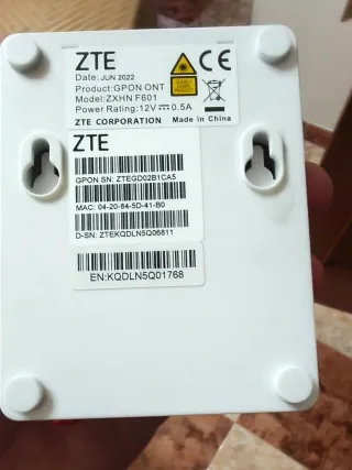 Router Fibra + Modem