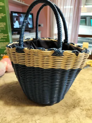 Borsa Carpisa Beige e Blu