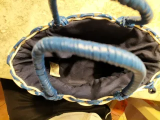 Borsa Carpisa Beige e Blu