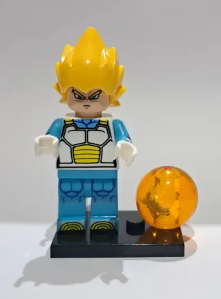 Mini Figura Vegeta Dragon Ball + Bola
