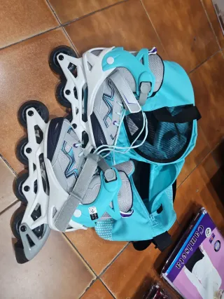 Patines Decathlon Usados Una Vez. Con bolsa.