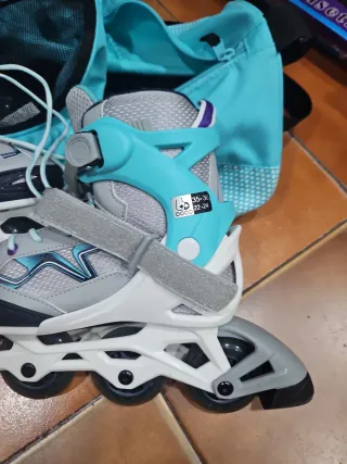 Patines Decathlon Usados Una Vez. Con bolsa.