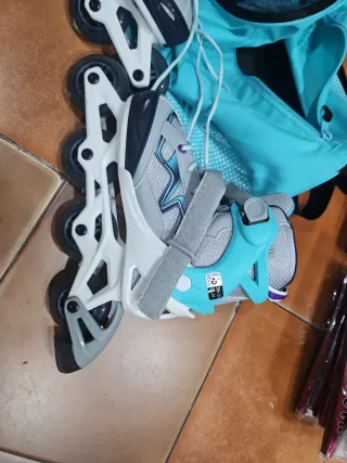 Patines Decathlon Usados Una Vez. Con bolsa.