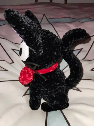 Jiji de Ghibli tejido a mano