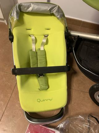 Carro bebé Quinny verde + accesorios
