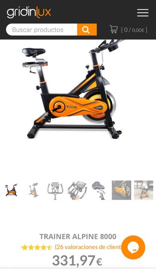 Bicicleta Spinning Gridinlux Alpine 8000