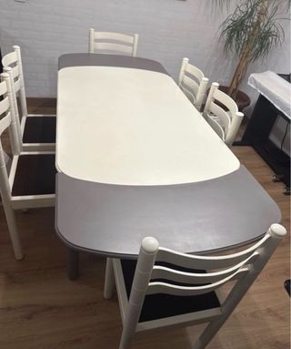 Mesa de comedor extensible