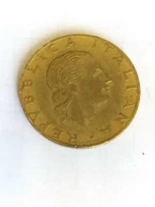 Moneta 200 Lire 1992 Filatelia Genova
