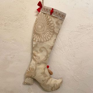 Calza Natale Stivale Decorato