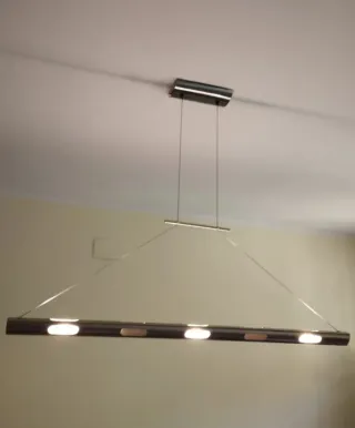 Lámpara Barra Techo Salón plata