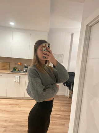 Falda tubo ZARA negra