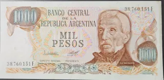 Billete 500 Pesos Argentinos - Banco Central