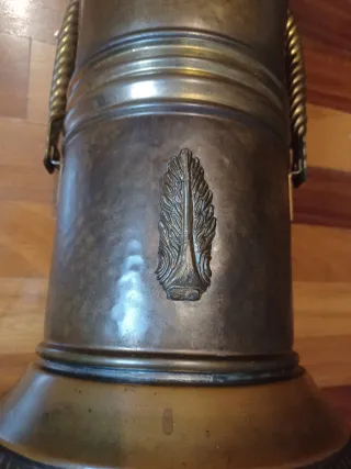 Set de Chimenea Victoriano en Cobre y latón