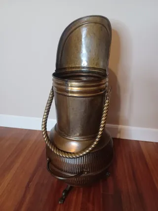 Set de Chimenea Victoriano en Cobre y latón