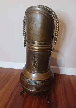 Set de Chimenea Victoriano en Cobre y latón