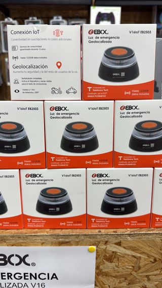 Luz de emergencia V16 EBOX homologada