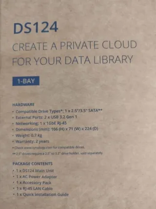 Nas Synology DiskStation DS124