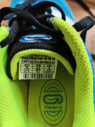 Zapatillas atletismo Kalenji talla 36