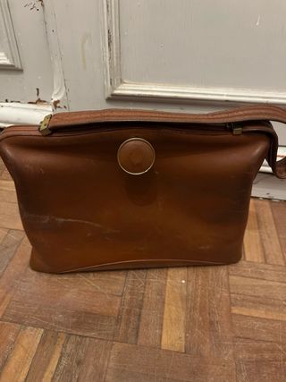 Lote 6 Bolsos Vintage Piel Negro y Marrón