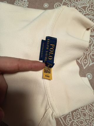 Polo Ralph Lauren Nuevo Talla S color Guide Cream