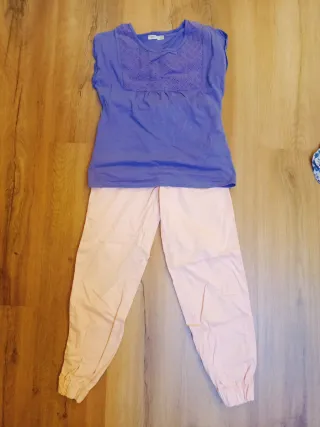 Conjunto niña top y pantalón