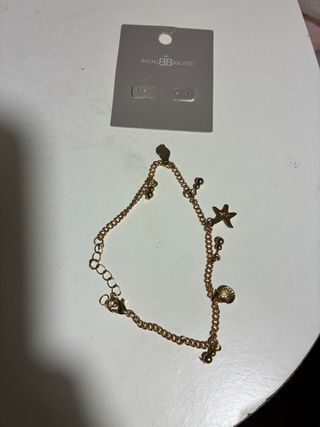 Lote 2 marcas pendientes y pulsera sin estrenar