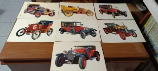 Lote Postales Coches Antiguos