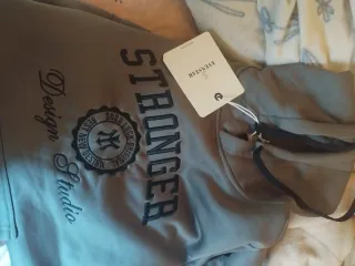 Sudadera marrón con cremallera EVENSTAR