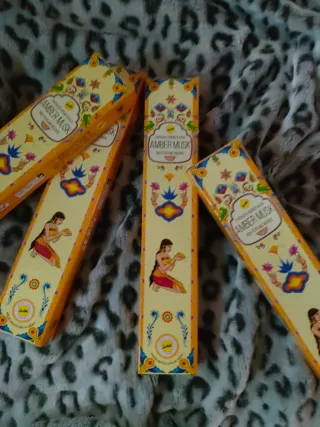 Varillas incienso Amber Musk