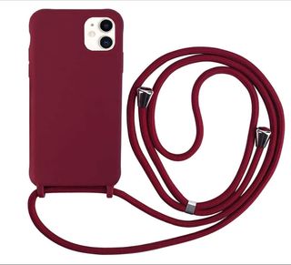 MEIVS Custodia compatibile con iPhone 11, regolabile con cordino